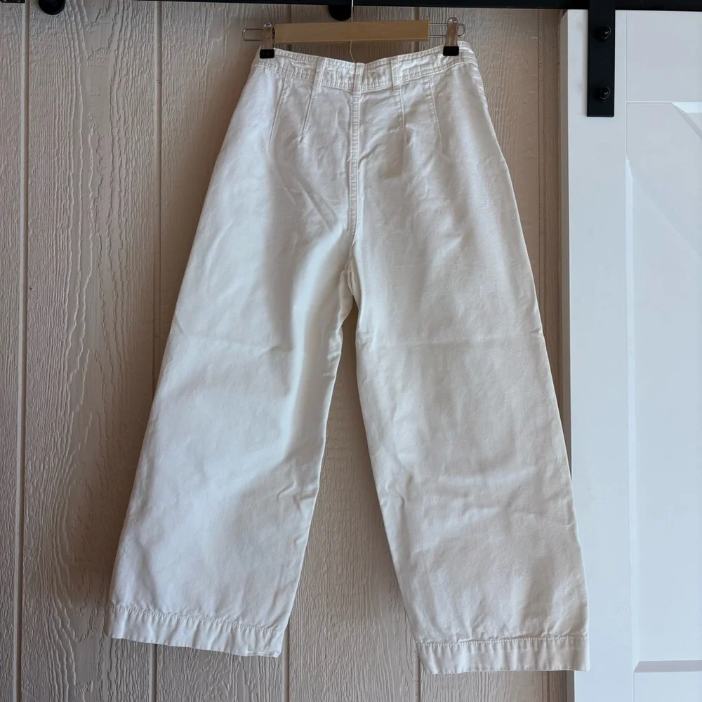 We The Free Wide Leg White Pants - Picture 2 of 3